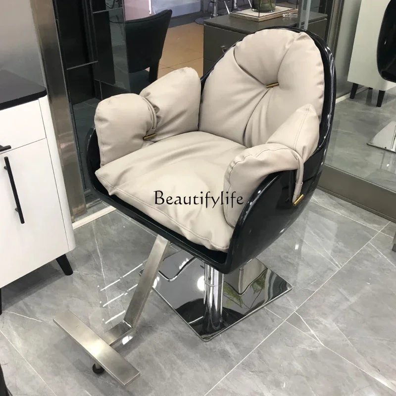 

Barber Shop Chair Simple Modern Hair Cutting for Hair Salon High-End Hair Cutting Hot Dyeing Chair