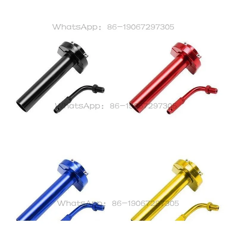 Suitable for motorcycle modification CNC 90 degree adjustable throttle cable screw head M10 modified cable connector