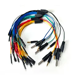 5 Set in Different Colors 8-way ECU Breakout Leads for Automotive Diagnostic Oscilloscope Line Cable DIY Connection