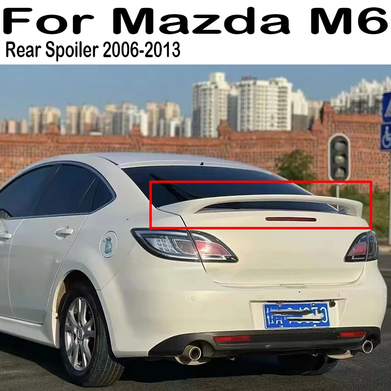 

Для 2006, 2007, 2008, 2009, 2010, 2011, 2012, 2013 Mazda M6, задняя крышка багажника, багажник, спойлер автомобиля, крылья, тюнинг, внешние аксессуары