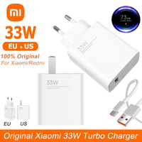 Original Xiaomi 33W Turbo Charge Super Fast Charger EU/US Adapter For Mi 11 10 Lite 5G Poco X3 M4 Pro Redmi Poco Smart Phone