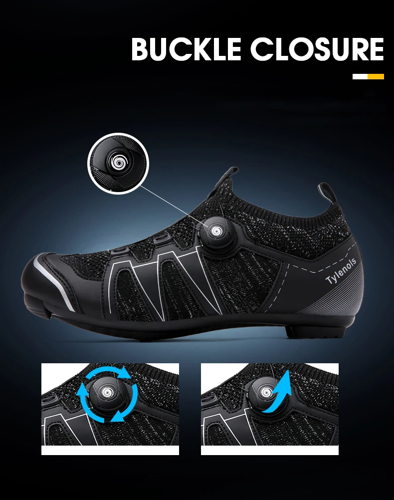 Männer MTB Radfahren Schuhe Atmungsaktive Stollen Rennrad Schuhe Racing Geschwindigkeit Turnschuhe Frauen Mountainbike Schuhe für Shimano SPD SL – Detail 5