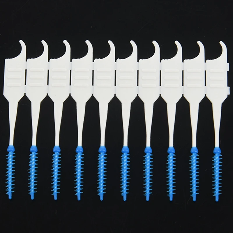 120 Stück Zähne Zahnstocher Zahnseide Picks Inter dental bürste Stick Zahn sauber