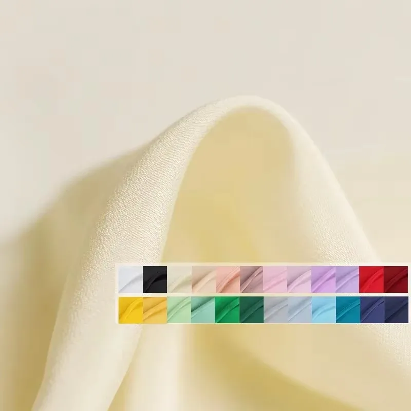 

Redraspberry 114cm 12momme color silk crepe de chine 100% silk fabrics Han clothing women DIY sewing clothing Freeshipping