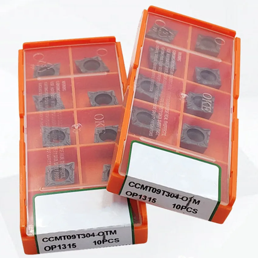 

CCMT060204-OTM OP1315/CCMT060208-OTM OP1315/CCMT09T304-OTM OP1315/CCMT09T308-OTM OP1315 CNC carbide turning inserts 10pcs/box