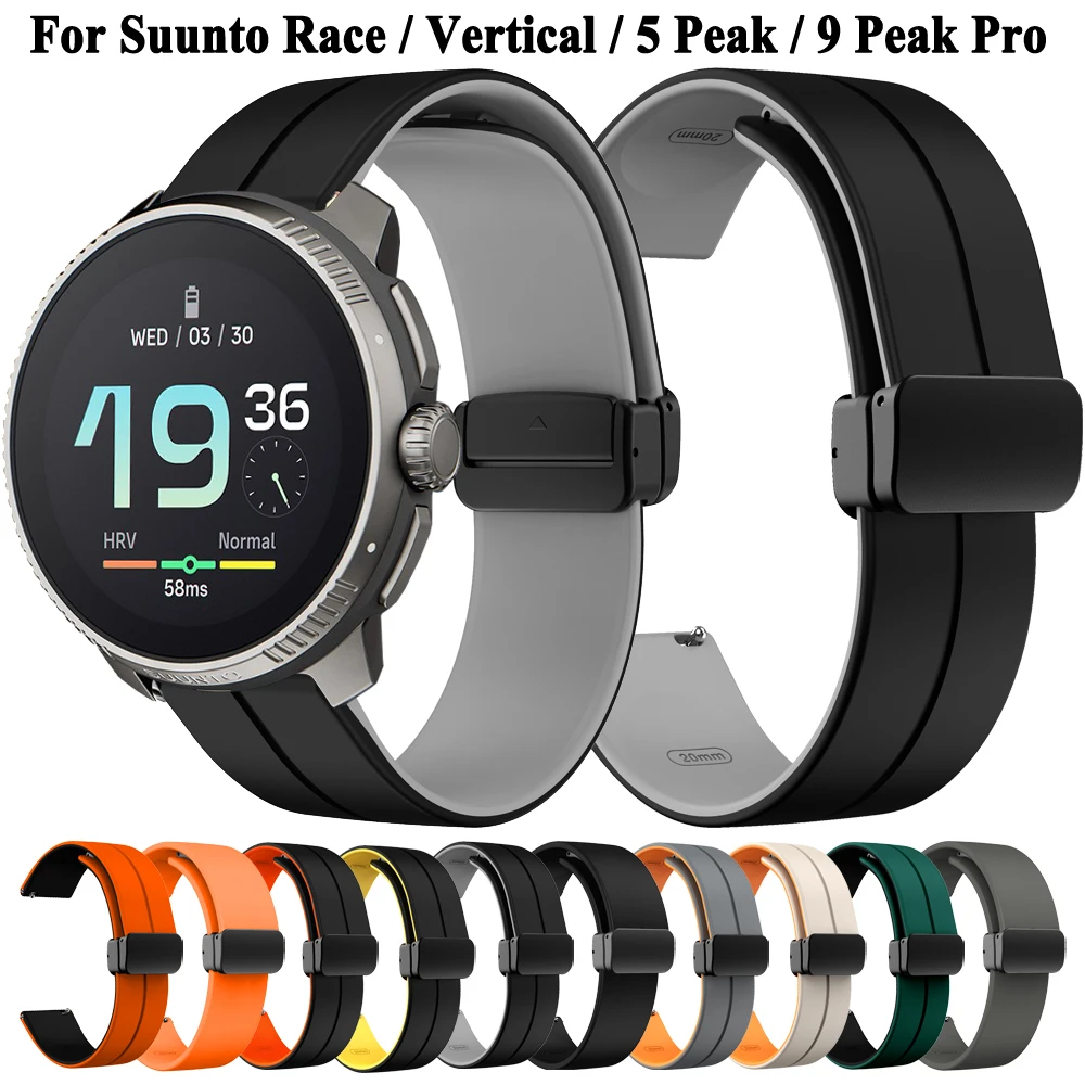 22mm Strap For Suunto Race/S/Ocean Smartwatch Accessories Watch Band Bracelet For Suunto Vertical/5 Peak/9 Peak Pro Wristband