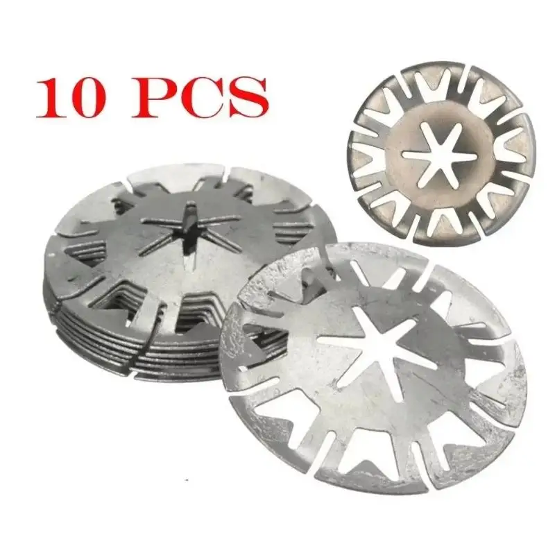 10 Pcs Undertray Exhaust Heat: Shield Metal Spring Washer Nut Insulating Clamp Fixing Clip Camper Accessories