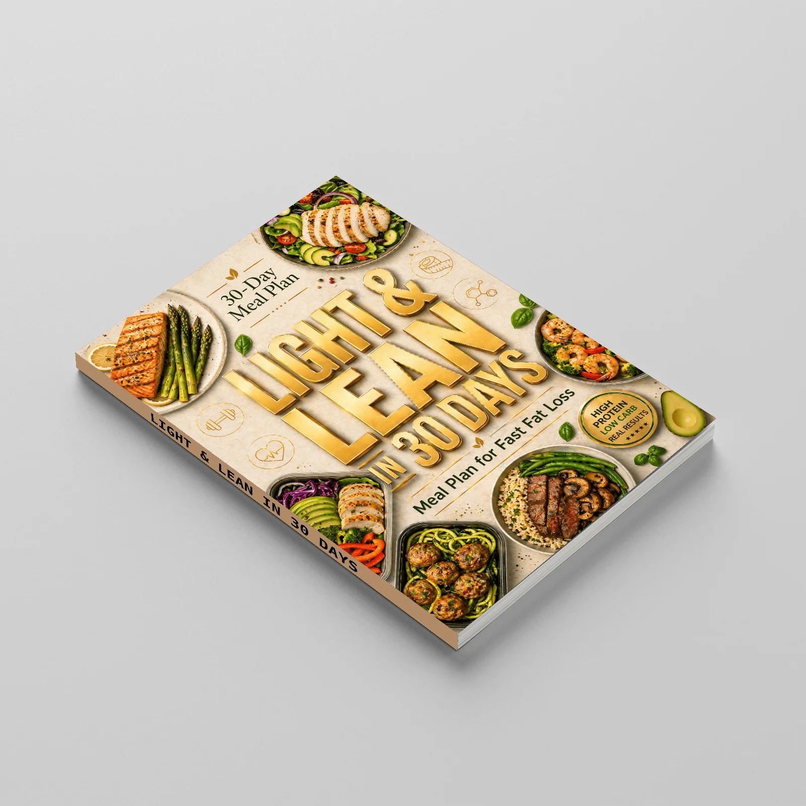 Light & Lean in 30 Days, 30-Da - Meal Prep Protein ulasan dan harga