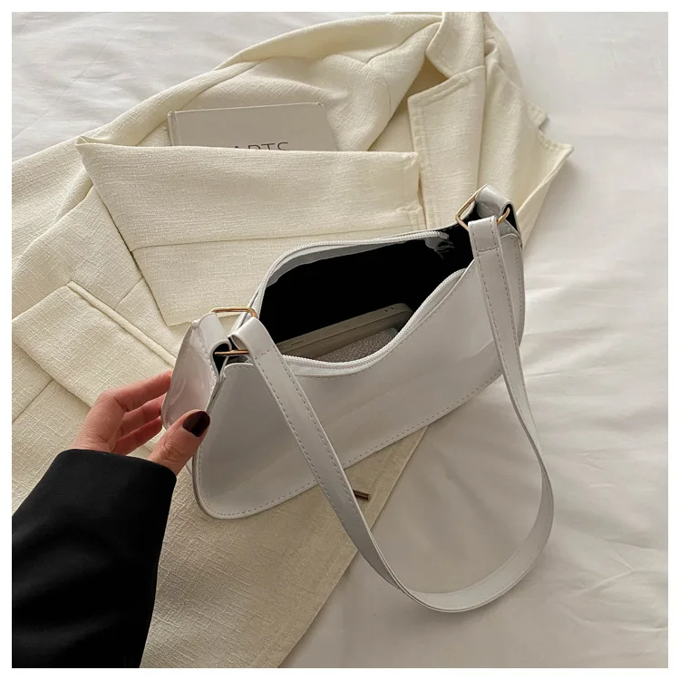 Neue, schlichte, lässige Damen-Unterarmtasche, ausländische Textur, kleine quadratische Handtasche, modische, vielseitige Umhängetasche für Pendler – Detail 26