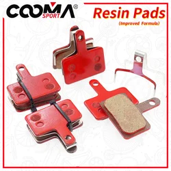 Bicycle Brake Pads For SHIMANO B01S M285 M375 M395 M486 M485 M475 M416 M446 M515 M445 M525 Caliper, 4 Pairs Red-Resin