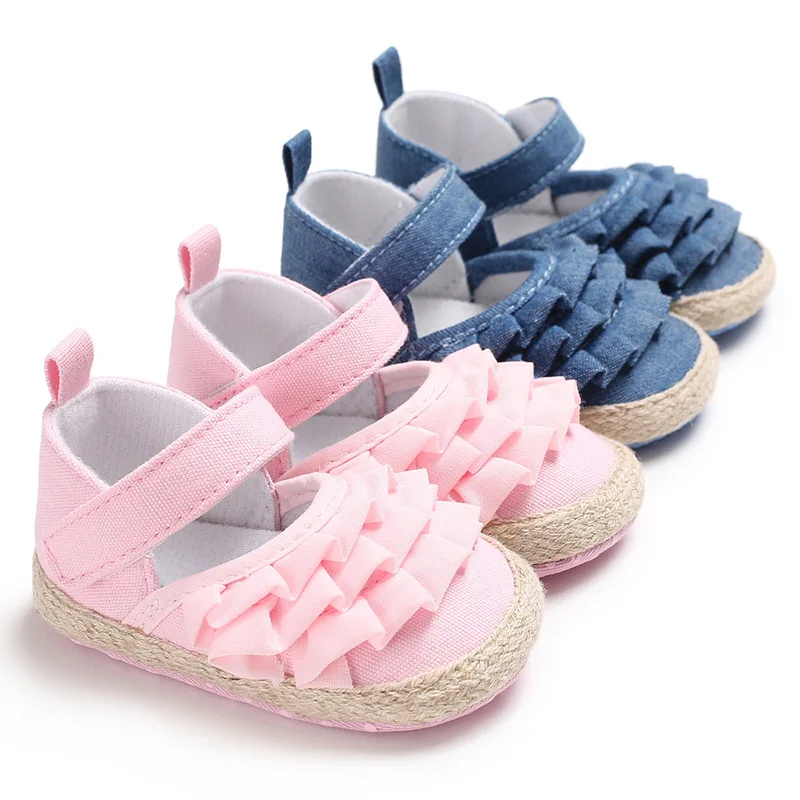 

0-1 Year Old Baby Cotton Princess Breathable Non-slip Toddler Shoes for Baby