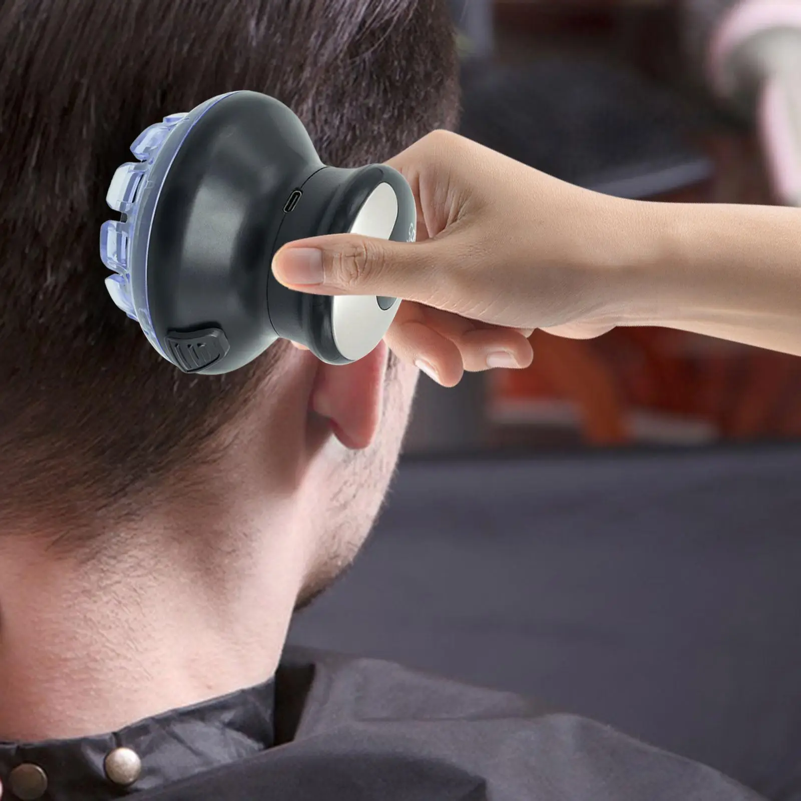 

Men's Grooming Device for Head Shaving and Beard Care USB Rechargeable Cordless