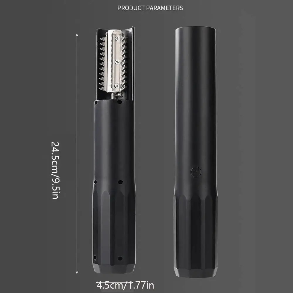 Waterproof Electric Fish Scaler Cordless Design Rechargeable Battery Fish Scale Remover Electric Power Stainless Steel