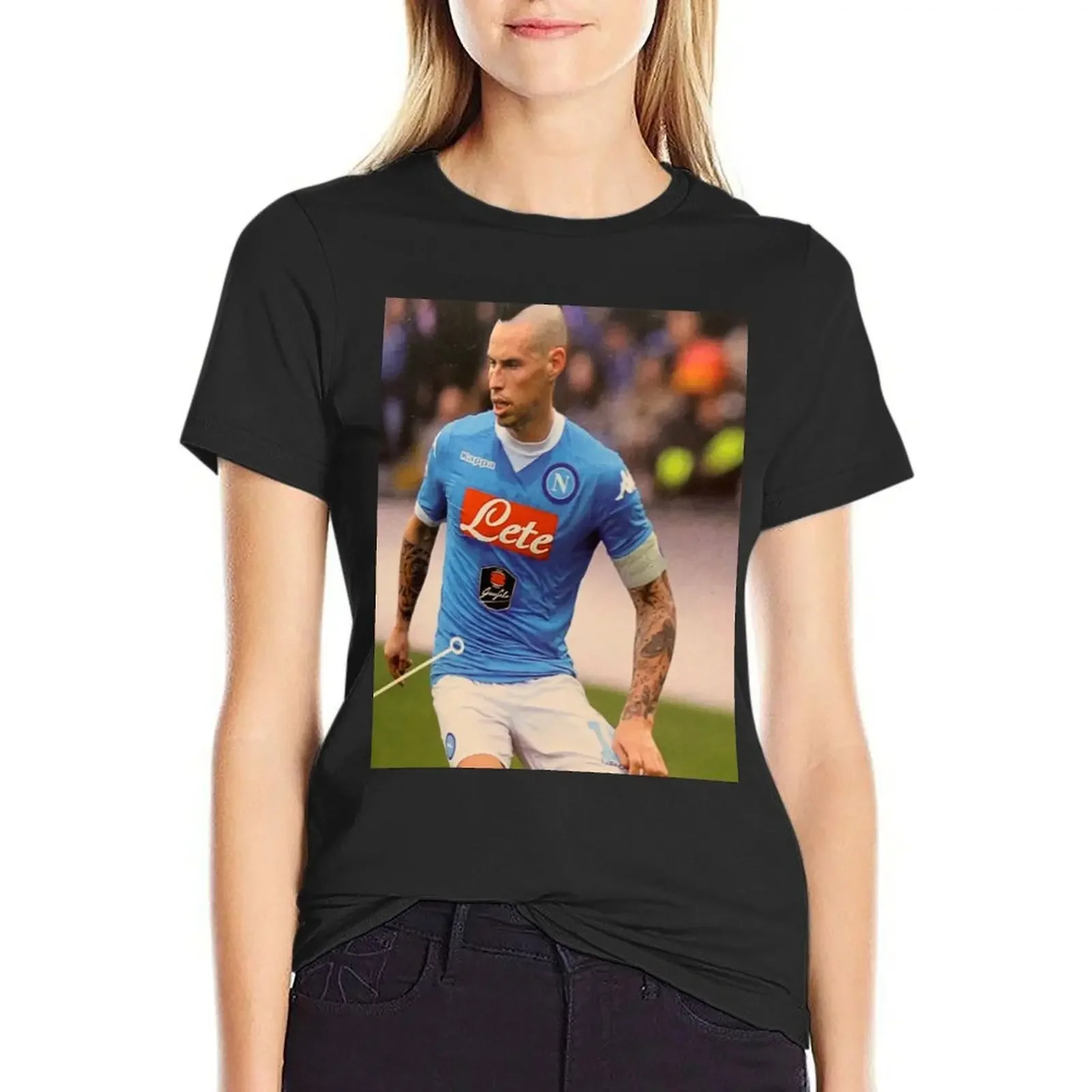 

Marek hamsik. T-Shirt oversized summer clothes blanks Women's tee shirt