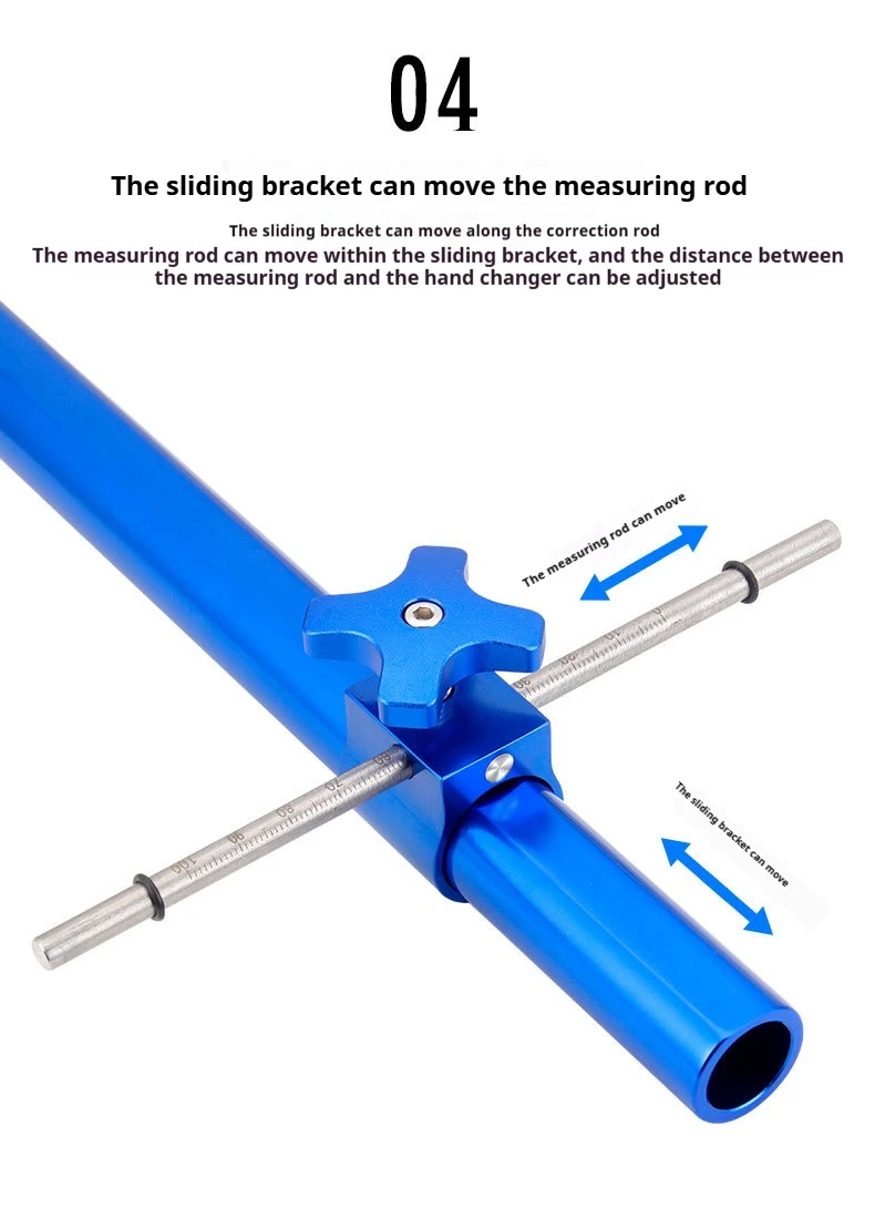 TOOPRE Rennrad-Schaltwerk-Ausrichtungswerkzeug Fahrrad-Schaltkopfhalterung Lenkerhöhen-Winkel Links-Rechts Symmetrischer Einsteller – Detail 10