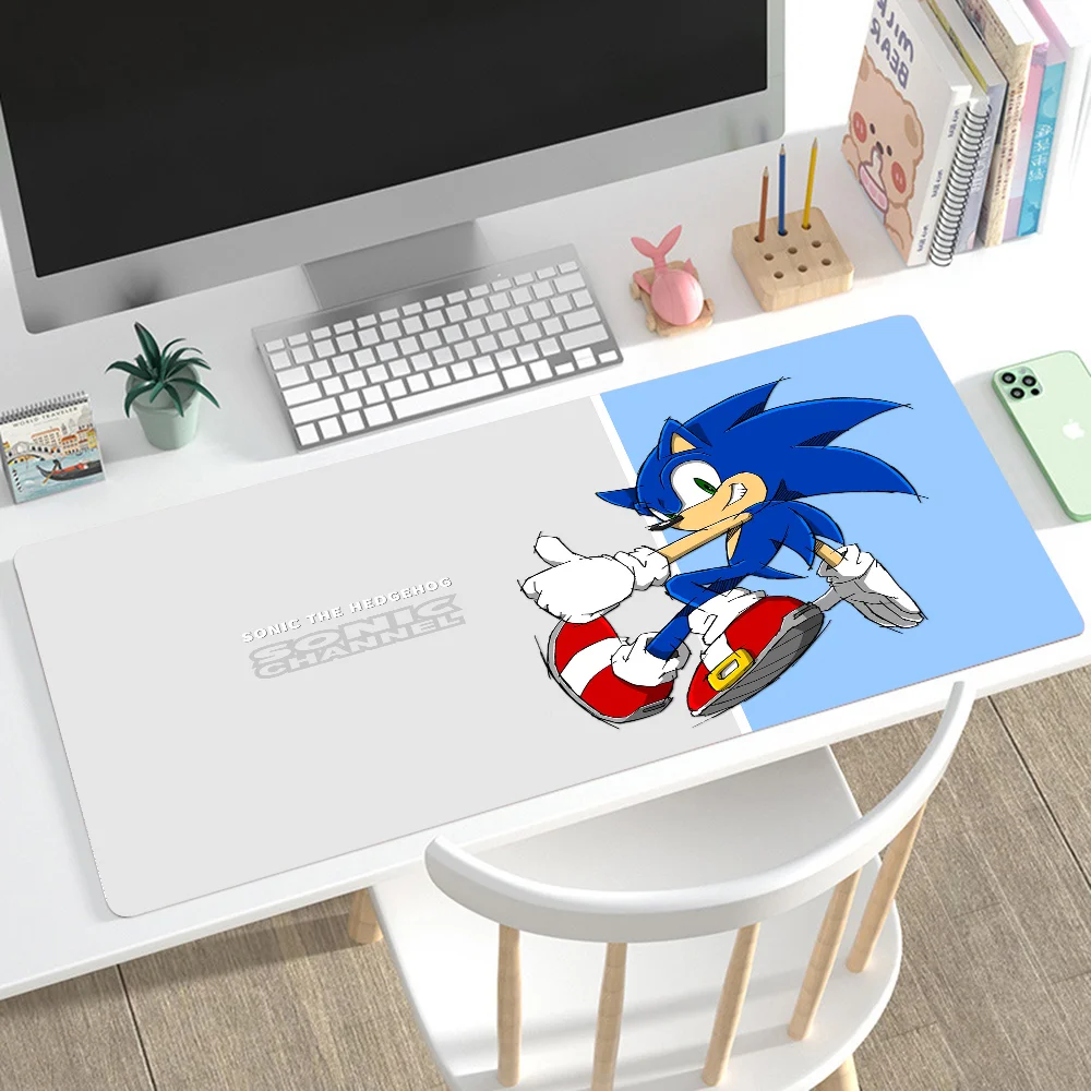 Sonic The Hedgehog Mousepad Mouse Mat Desk Mat With Pad Gaming Accessories Prime Gaming XXL Keyboard Pad Padding Mat