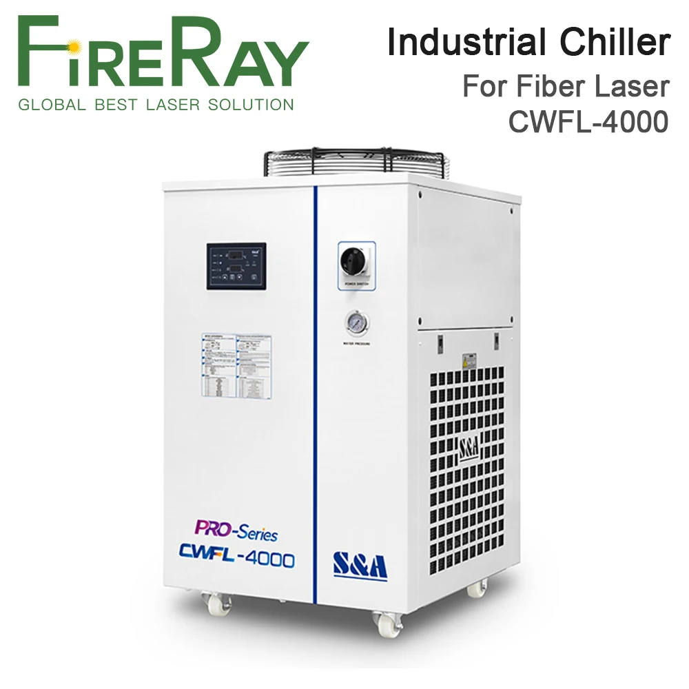 

FireRay S&A CWFL-4000BN & 1000EN Industry Air Water Chiller for Fiber Laser Engraving Cutting Machine