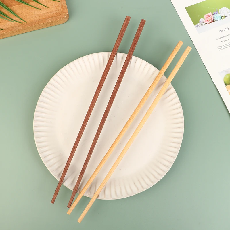 1pair 2colors 32cm Long Size Deep Fry Noodle Chopsticks Food Sticks Chinese Style Lengthen Hot Pot Wooden Cooking