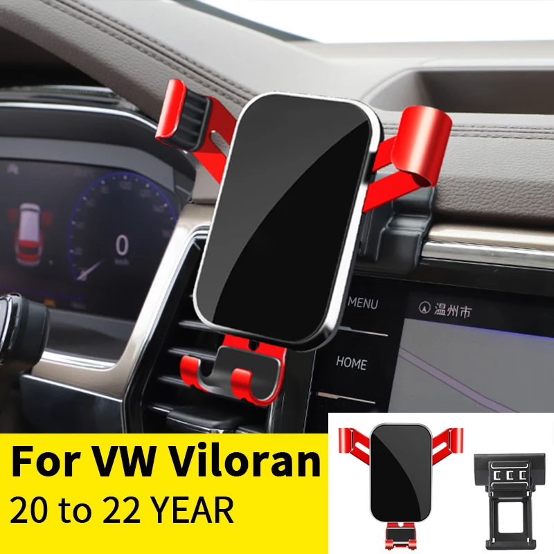 

For Car Cell Phone Holder Air Vent Mount GPS Gravity Navigation Accessories for Volkswagen Viloran 2020 to 2022 YEAR