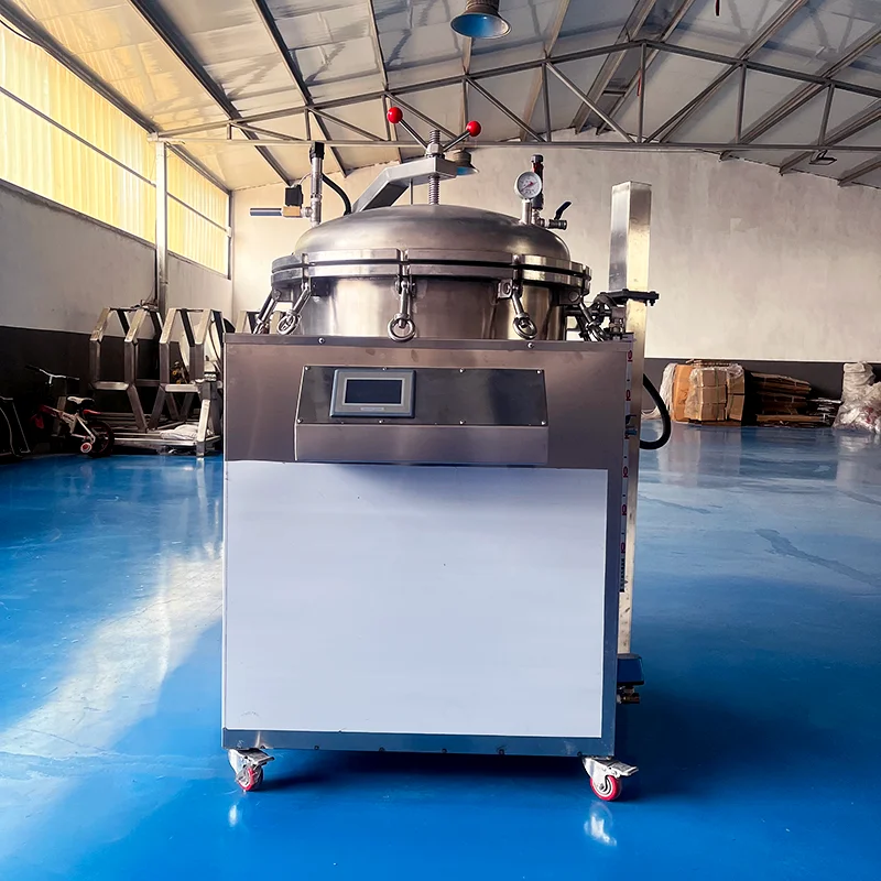 Łatwa w obsłudze maszyna do dezynfekcji żywności - w pełni automatyczny sterylizator pionowy z podwójną funkcją parowania i kąpieli wodnej
