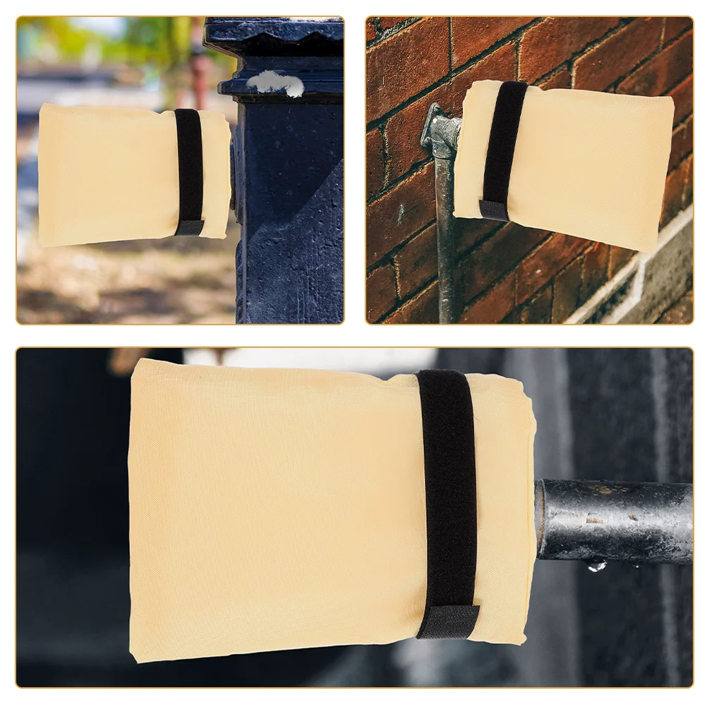 

4Pcs Winter Faucet Protective Cover Outdoor Frostproof Tap Cover Anti-Freeze Outdoor Faucet Freeze Protector Tap Protector