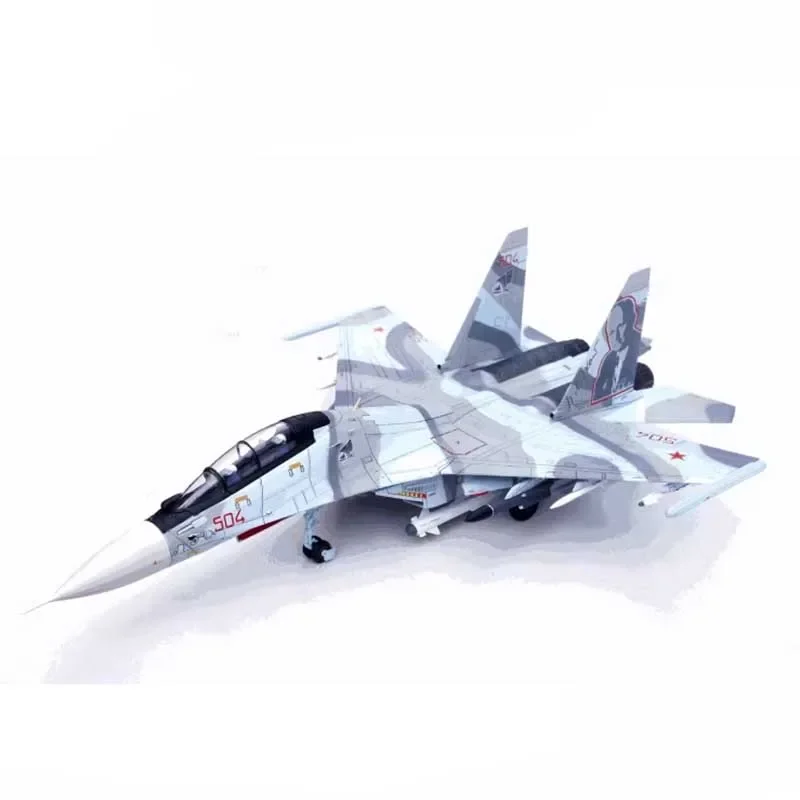 

1/72 Scale 14645PC SU-30MKK 504 Russian SU-30 Fighter Finished Military Combat Aircraft Model Collectible Toy Gift