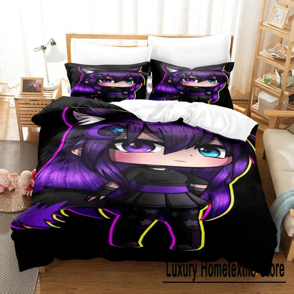 

3D The Gacha Girl Bedding Sets Duvet Cover Set With Pillowcase Twin Full Queen King Bedclothes Bed Linen