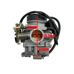 CKV26 26mm Carburetor for Aprilia Mojito Piaggio ZIP Liberty Vespa LX 125 150 200 Carby