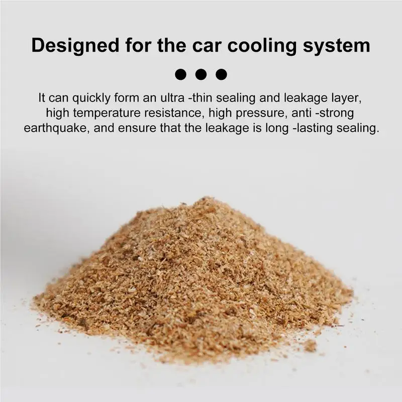 Car Cooling System Sealer Radiator Stop Leak Powder Car Radiator Water Leak Stop Powder  Cooling System Sealer Repair Kit  ﻿ ﻿