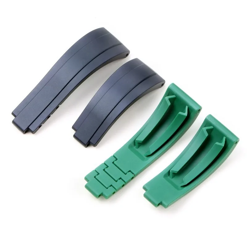 Quality Nature Rubber Watchband 20mm For Rolex Strap For DAYTONA SUBMARINER GMT Yacht-Master OYSTERFLEX Glidelock Colorful