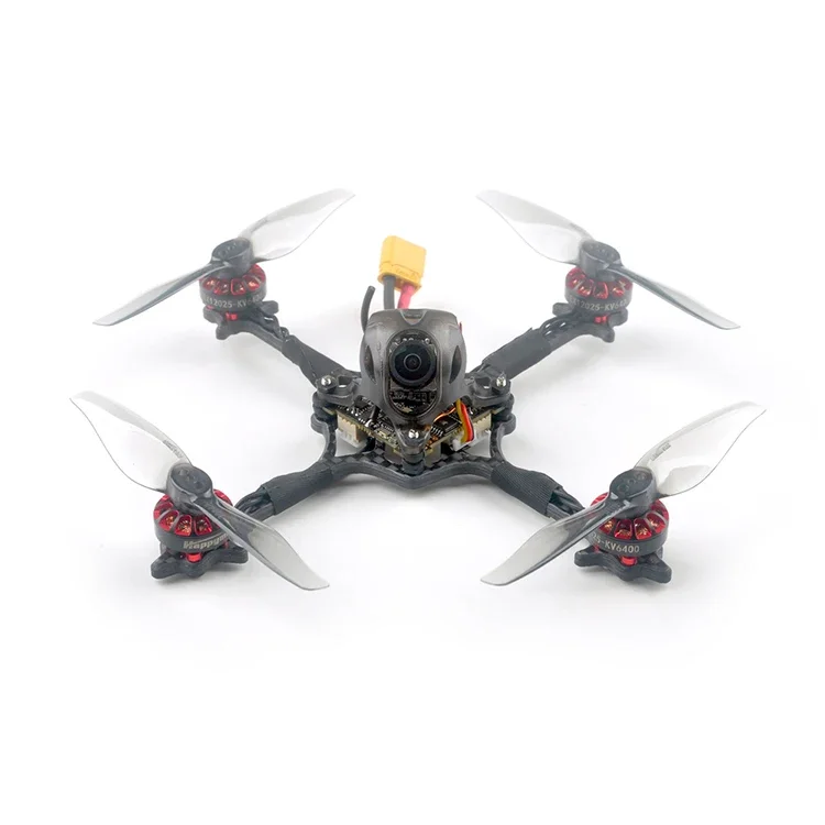 HappyModel Crux3 1-2S 115mm 3inch Toothpick FPV Freestyle Drone CrazybeeX 4in1 AIO 5A 200mW Caddx Ant 1200TVL EX1202.5 KV6400