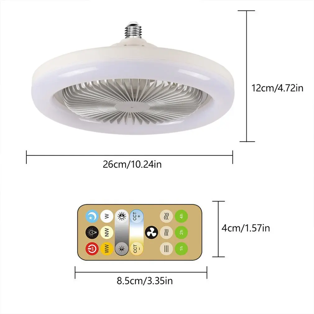 Camping Ceiling Fan Light Portable Hanging Flashlight E27 LED Fan Camping Lantern Battery Power/USB Rechargeable Tent Lamp