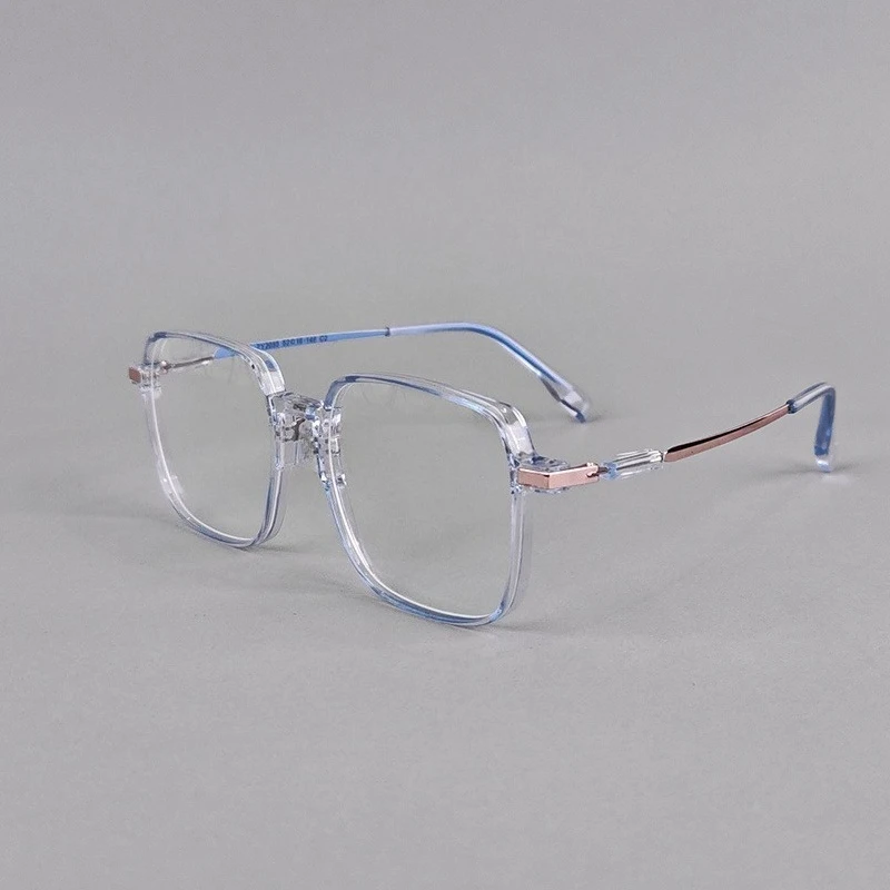 Neue Modische Großrahmige Eckige Lesebrille mit Unisex-Vollrand-Design, Leicht und Langlebig, Geeignet für Tägliches Tragen