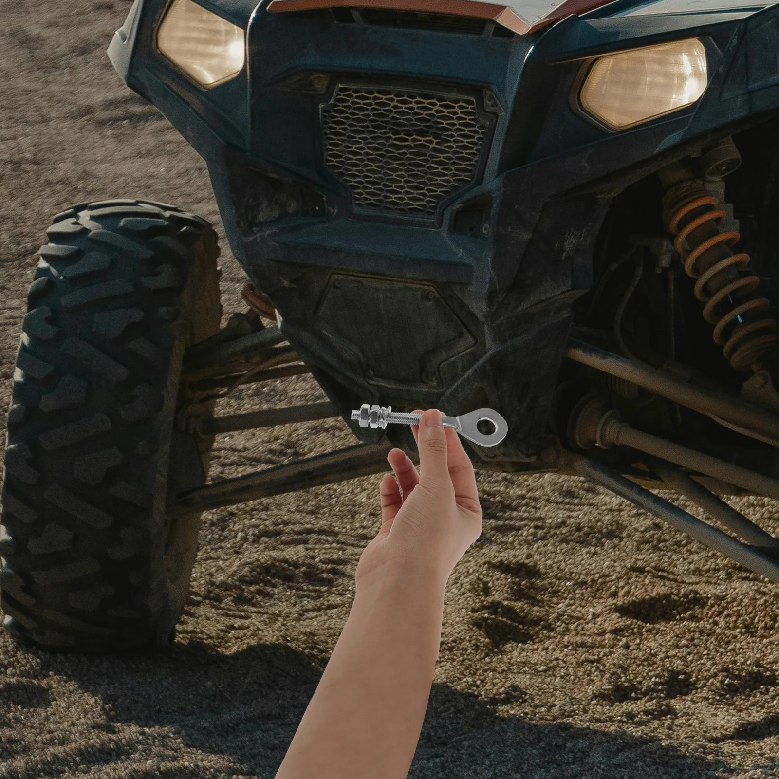 

2pcs Motorcycle Tensioner Screw Universal Fit Durable Metal Atv Parts Portable Chain Adjuster Bolt Gear Fastener Scooter