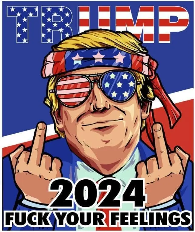 1p,Vintage Trump 2024 Your Feelings Aluminium Metal Tin Sign  Home Plaque Poster Home Bar Pub Wall Are Decor New