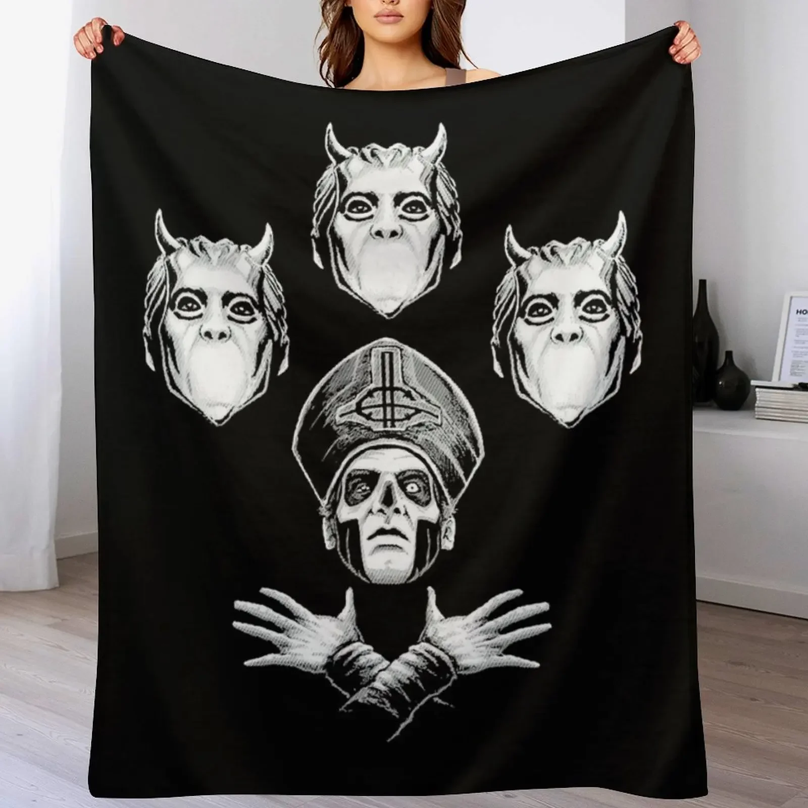 Ghost - Impera Maestro Throw Blanket Hairys Thermals For Travel Blankets