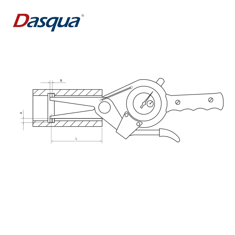 Dasqua 15-35mm Versatile Internal Dial Caliper Gauge Inside Measuring Tool