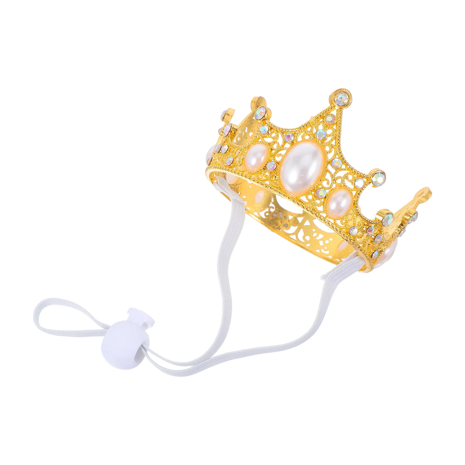 

Pet Crown Headband: Glittering Dog Princess Crown For Small Large Pets Durable Alloy Birthday Wedding Party Photo Prop