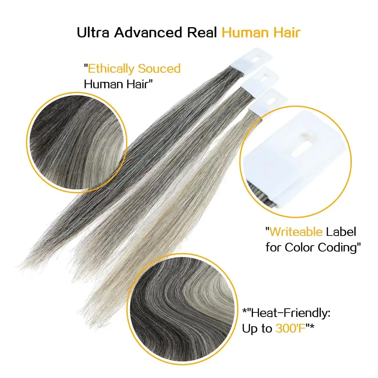 30 قطعة/المجموعة/المجموعة حلقات لون الشعر الرمادي رسومات الشعر البشري الحقيقي حوامل اختبار عينات الألوان لصالون تصفيف الشعر الصباغة ممارسة أداة