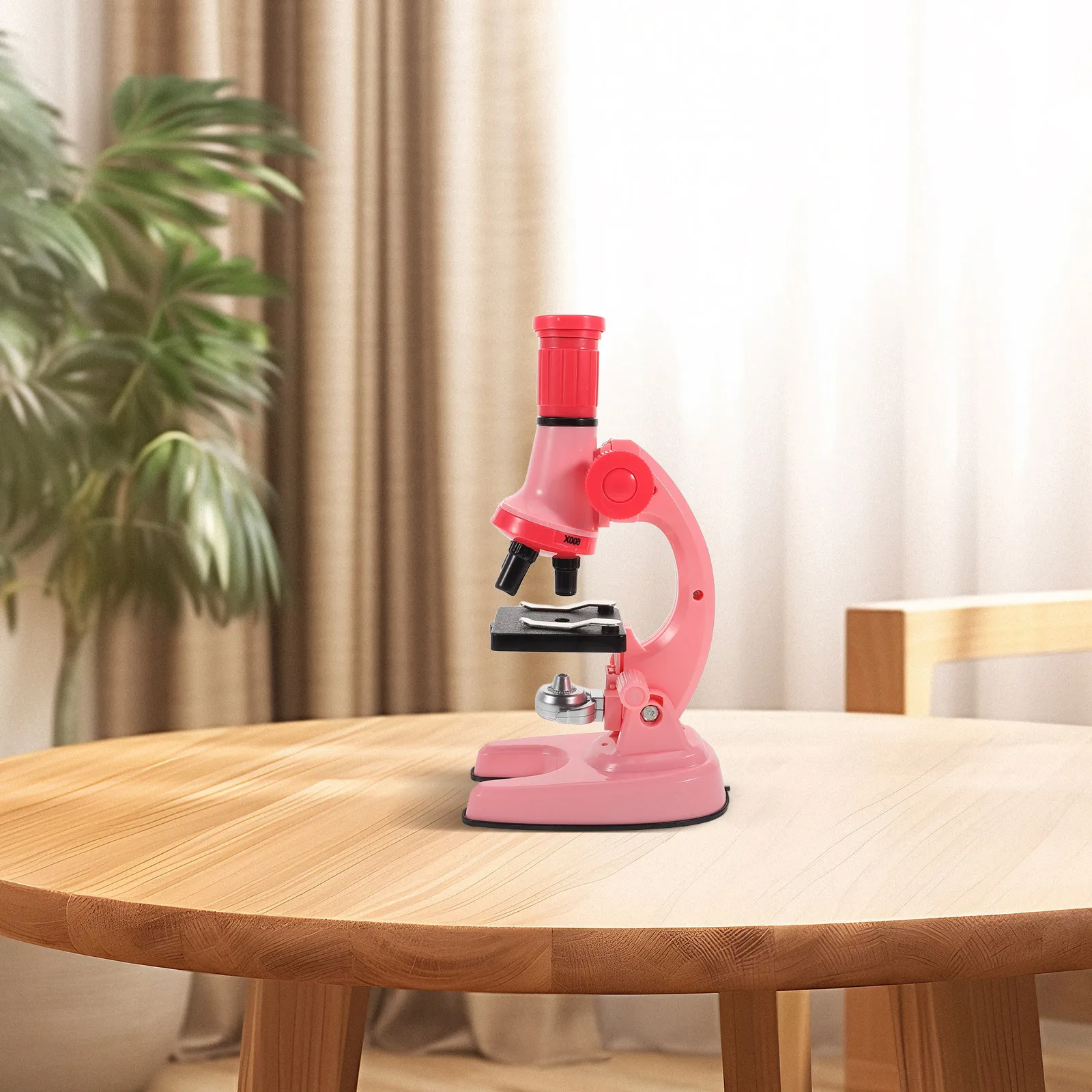 

1Set Kids Microscope Set for Children Science Experiment Portable Lightweight Design Beginner Biology Learning Educational Kit