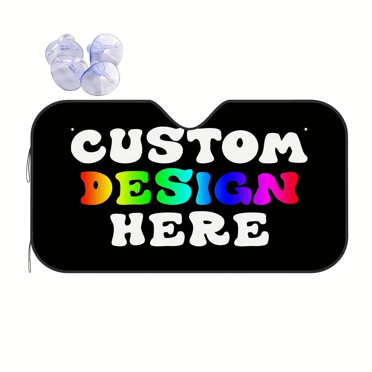 

[Custom Car Sunshade] Customizable Car Sunshade | Durable Fabric, Upload Your Photo/Text/Logo, Perfect Gift for Birthdays, Chris