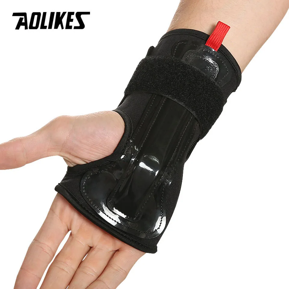 AOLIKES 1Pair Ski Wrist Support Gear Hand Protection Roller Palm Pads Protector Snowboard Skating Guard Men Women