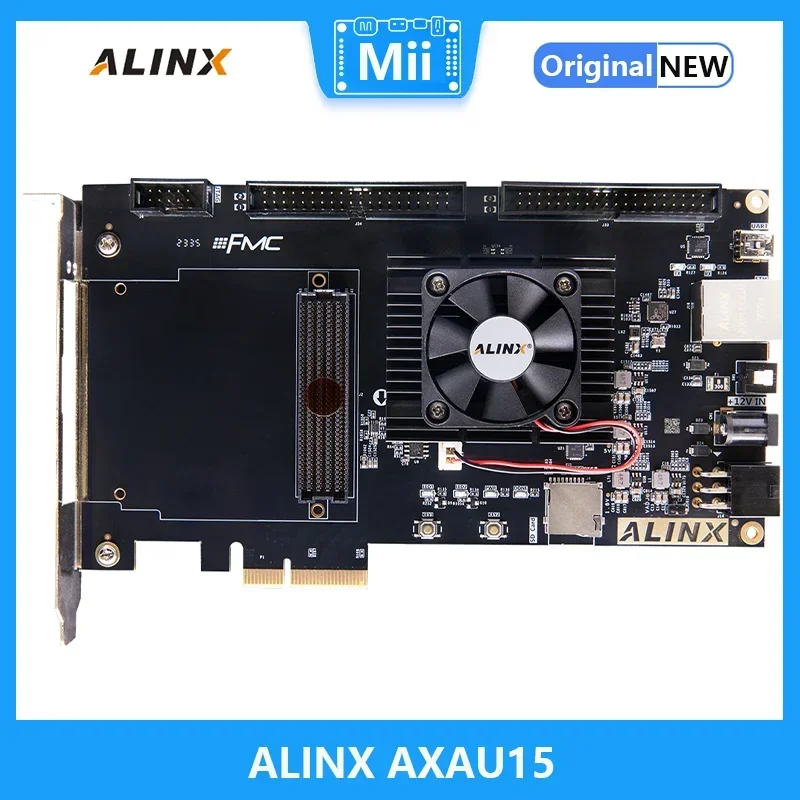 ALINX AXAU15 FPGA Board Xilinx Artix UltraScale+ XCAU15P FMC HPC AXAU15 ALINX Demo Board