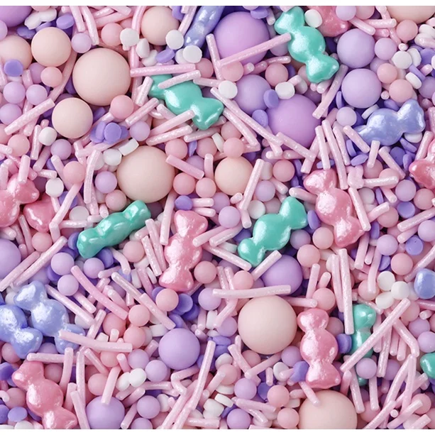 30g Bunte Perlen-Mischung DIY Kuchen-Backstreusel Kugeln Hochzeitstorten-Dekorationswerkzeuge, Schöne Perlen, Rund, Herzform – Detail 8