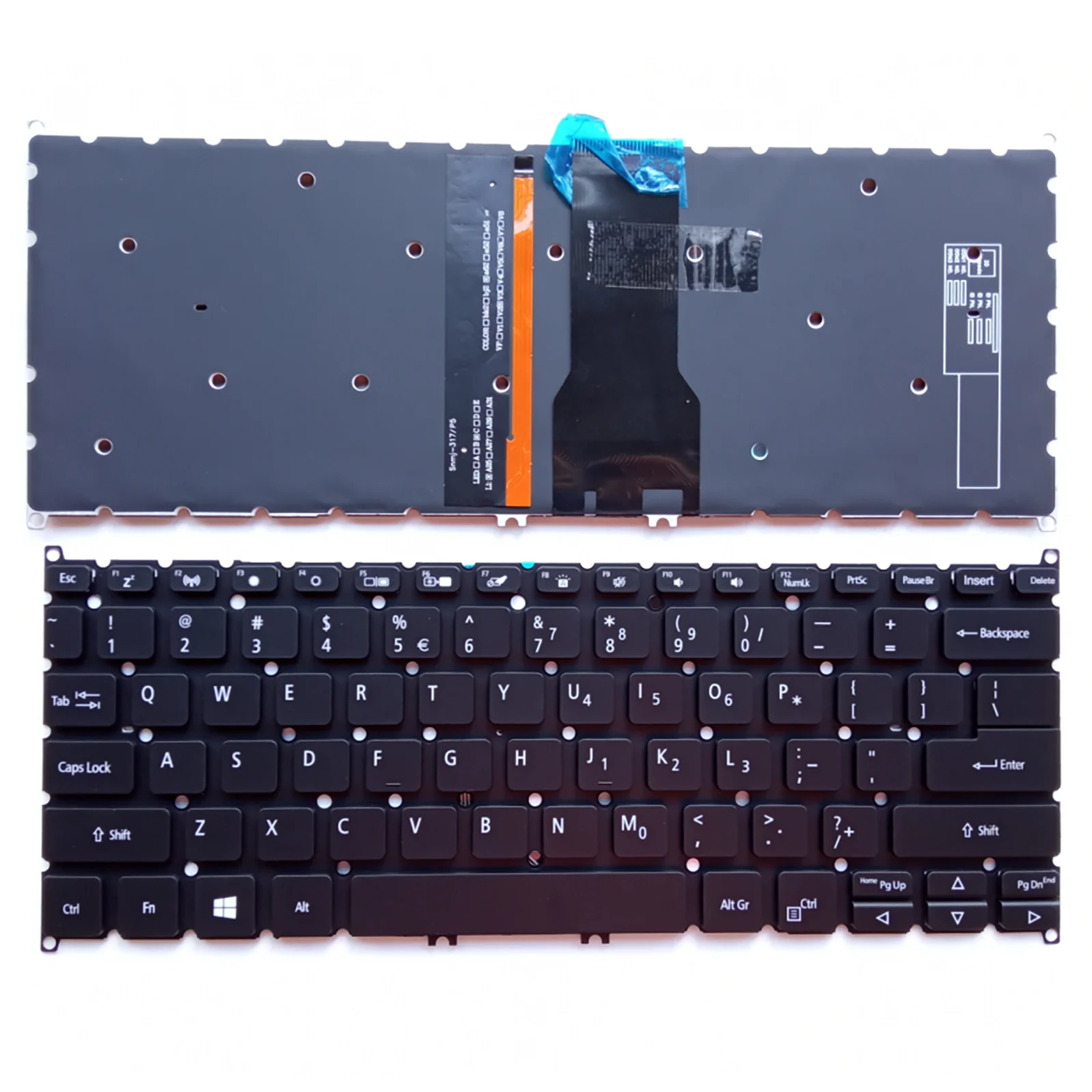 

US for Acer Hummingbird Spin SP314 SP513-51/52N/52NP/53N/54N N19P1 laptop keyboard