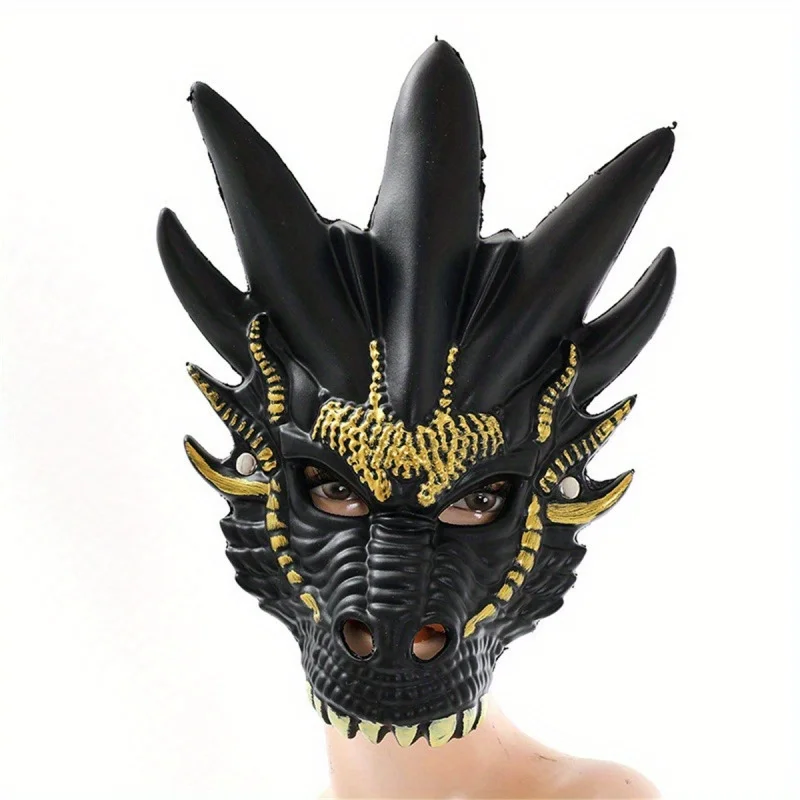 

New Halloween Animal Model Full Face Dragon Mask COSPLAY Halloween Dinosaur Mask Men's Stage Performance Props