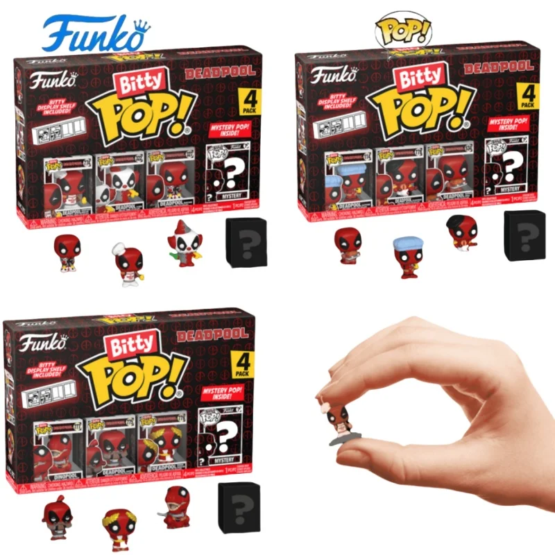

Funko Pop Marvel Deadpool 3 Anime Action Figure Blind Box Wolverine Vinyl Q Version Sculpture Doll Collect Global Limited Toys