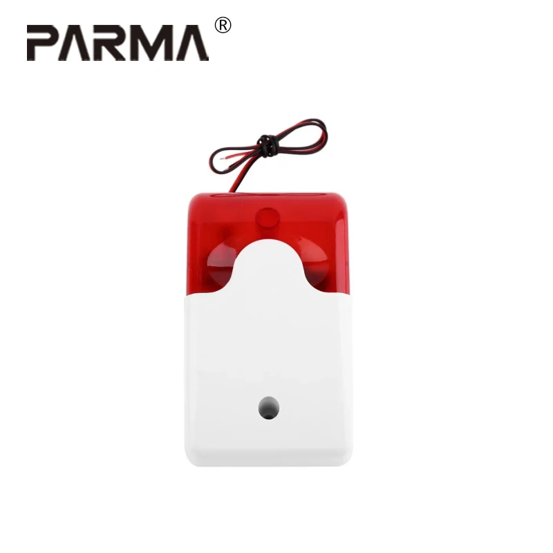 110 DB Flash LED Strobe Light Wired Siren 12V/ 5V /24V/220V Work For Wifi GSM PSTN Home Security Voice Burglar Alarm System