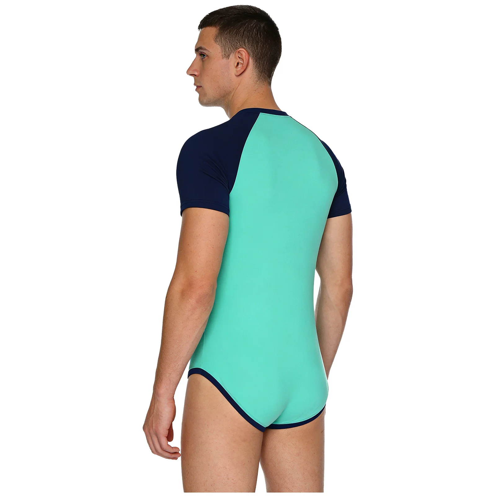 Erkekler Yetişkin Vücut Geliştirme Güreş Bodysuit Kısa Kollu Slim Fit Gömlek Tulum Günlük Rahat Egzersiz Spor Salonu Spor Kıyafetleri için