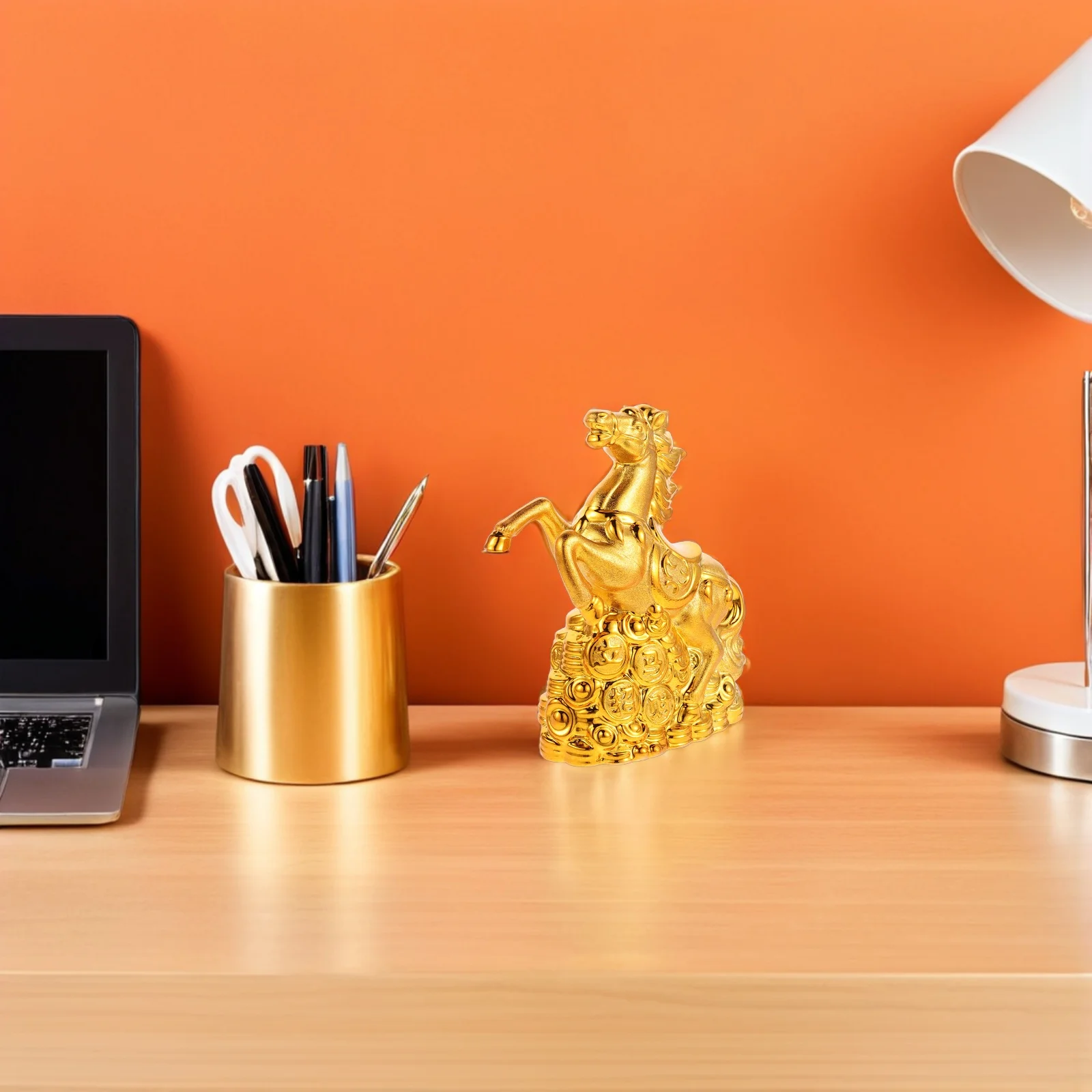 

Ceramic Horse Savings Jar Removable Shaped Money Holder Animal Coin Bank for Adults Decorative Use